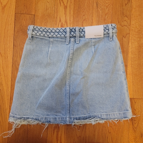 TULAROSA Denim Mini Skirt - Picture 3 of 3